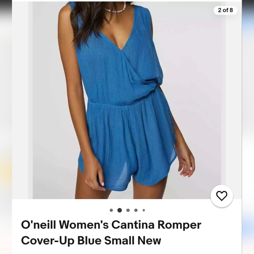 O'Neill Vibrant Blue Women's Romper